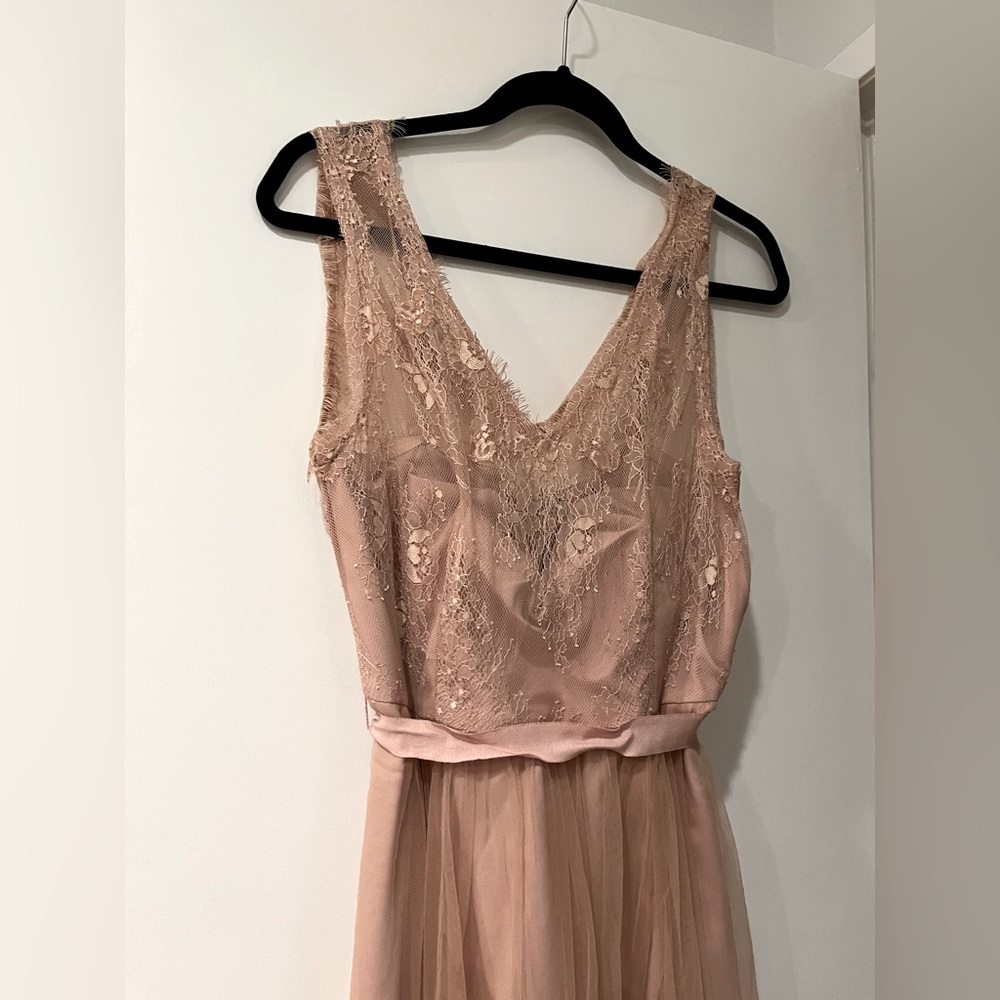 Tulle Blush Pink and Lace Dress.